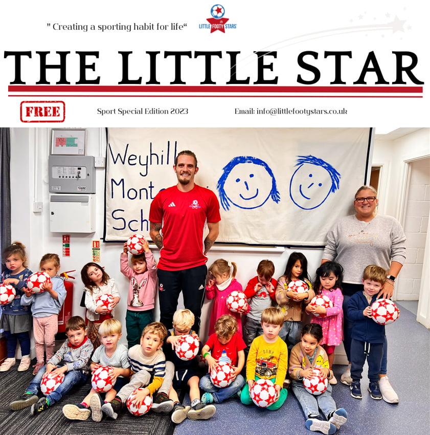 Celebrating 11 Years of Little Footy Stars Magic at Weyhill Montessori Nursery
